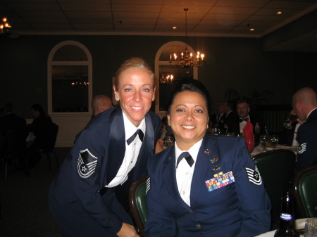 MSgt Lisa Arnold and (M)Sgt Cathy Forgue