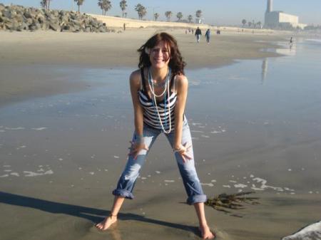 Hannah on California Beach