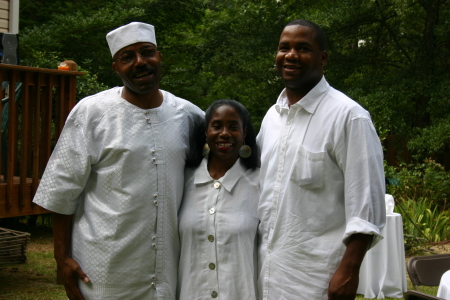 Uncle John and I at an all white affair 2008