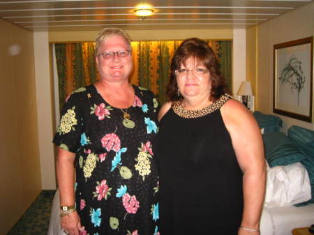 Lucille and I on Cruise July, 2008