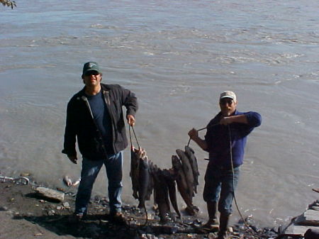 Alan and me on the Copper River