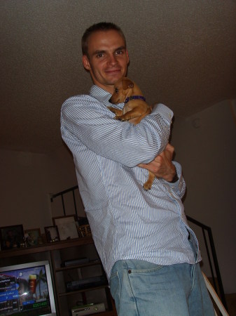 Me with my cute dog "JULKA"