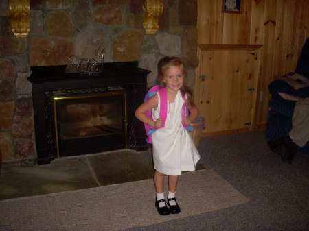 My youngest daughters 1st day of school 07