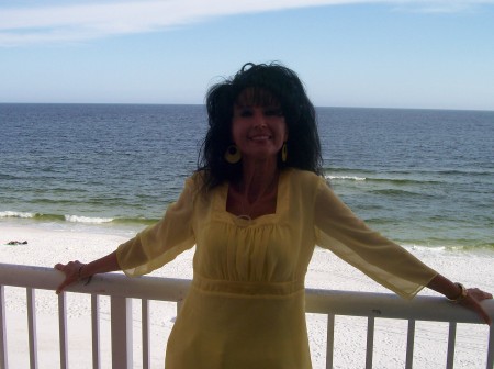 Linda at the beach