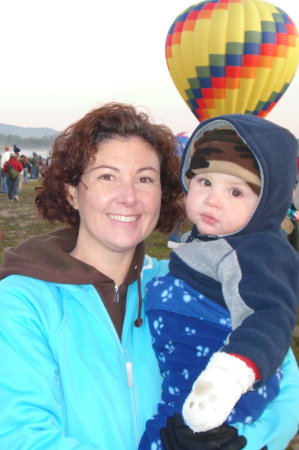 Connor and I at the Balloon Festival