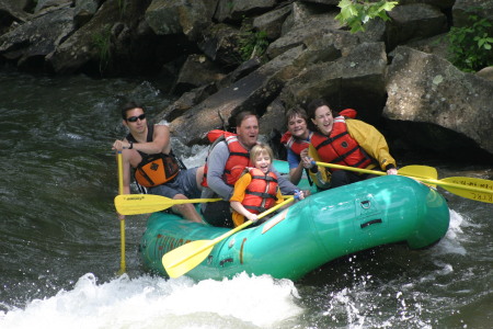 NC Family White Water Rafting Trip 2008