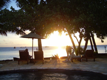 Sunset in Beqa, Fiji