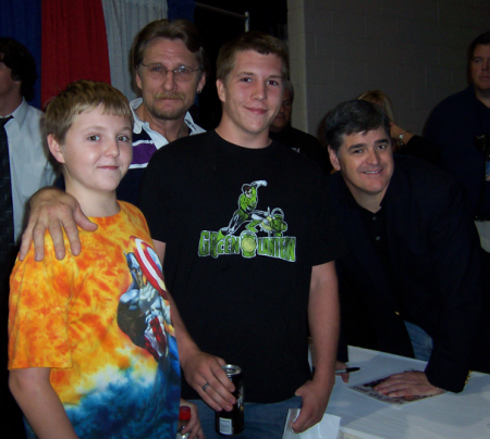 Rob, Sean, Sean Hannity, and Me.