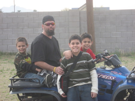 Travis(Son) with his nephews