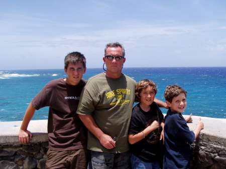 Dad and the Colvard Boys 6/2007