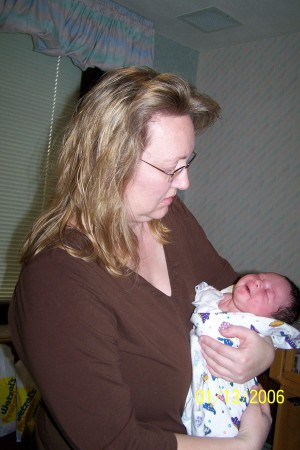 Me with baby Jordyn 3/08