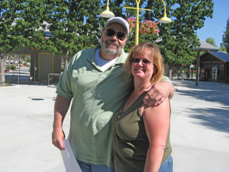 Garry and I at Gilroy Gardens July 5 2008