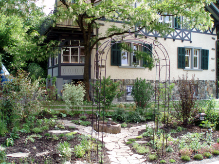 our house - as seen from our neighbors garden