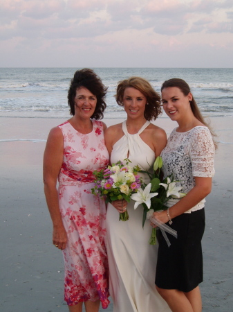 My girls and me at Susie's wedding.