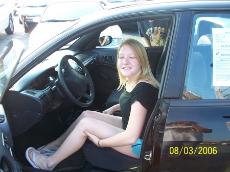 Stacey's first car