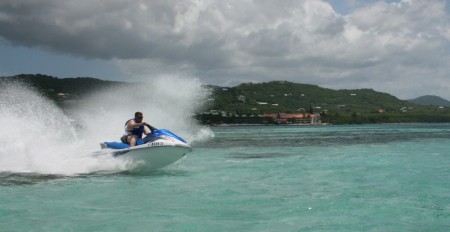 jet skiing in St. Croix