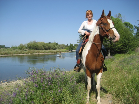 Riding at the American River