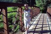 Mommy on the bridge