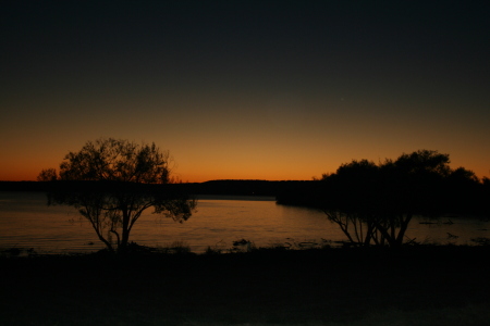 Lake Buchanan at Sunset