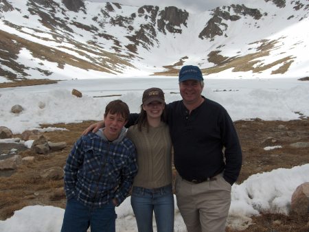 Steven, Sara and me on Mt Evans