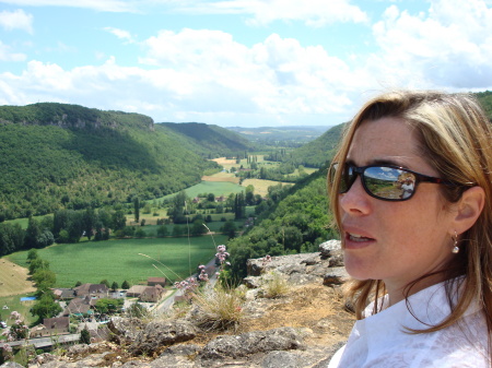 Looking out at the valley from the castle