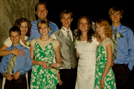 My son's wedding, 2007