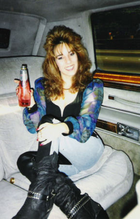 me in limo going to randy travis concert