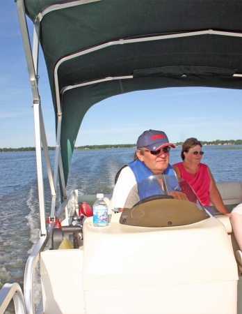 Shawano lake Boat Ride