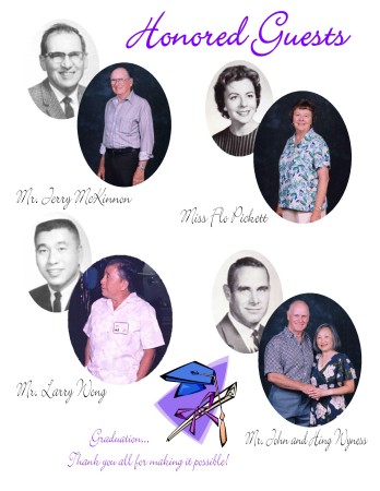 Teachers, Honored Guests Collage