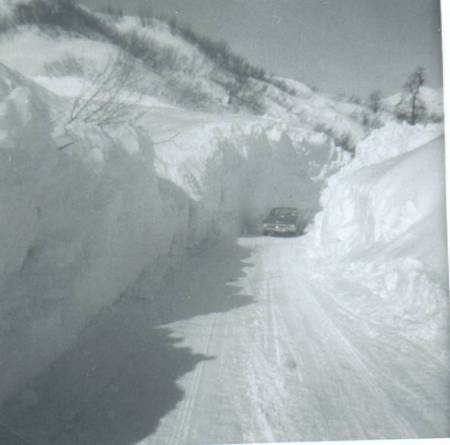 On the way to independence to go skiing 1964