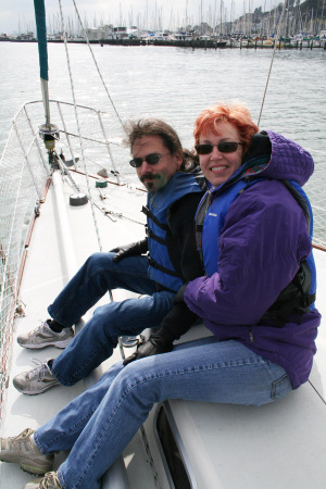Sailing on the bay