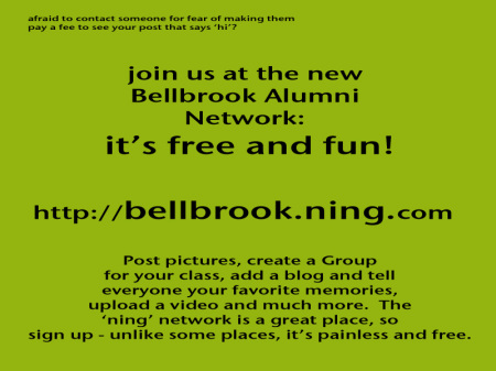Announcement: Bellbrook Alumni Network