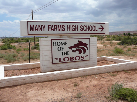 Many Farms High School Logo Photo Album