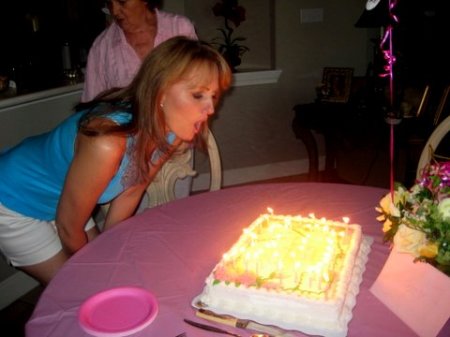 Blowing out ALOT of candles!!!