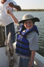 Seth fishing with grandpa - Summer 2007