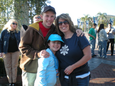 Colby, Camri, and I at Disneyland