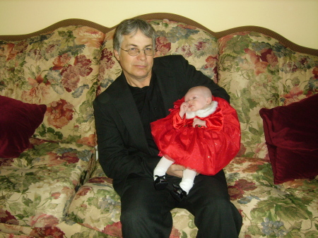 My husband Ronnie with granddaughter Lilly