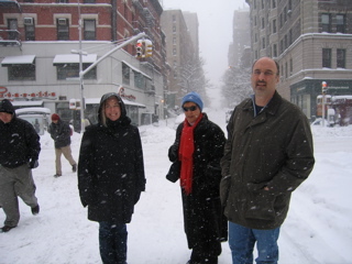 Blizzard in New York.  February 2006.