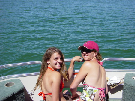 laura and cassie boat