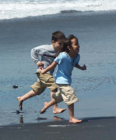 Julian and Cecily Ocean Beach