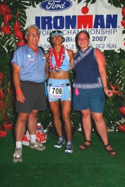 Me, Claudia, and Laurie Ironman -2007