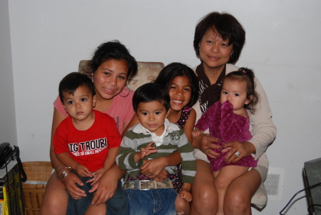 Wife & 5 of 8 grandchildren