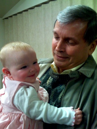My brother Bob with his grandaughter, Paige