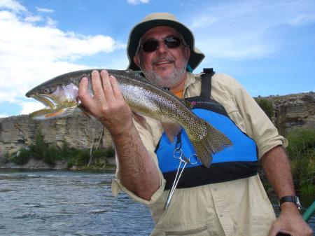 Cutbow Trout - Drifting the Blue in  CO 8/06