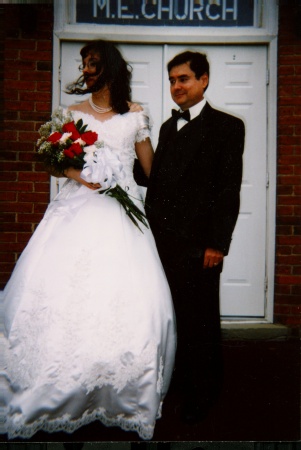 Gerry & I on our wedding day July 26, 2003