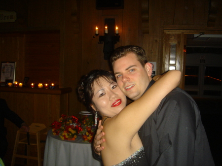 My son James and his fiancee Jessica