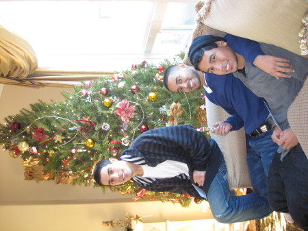 Boys home for Christmas 12/09