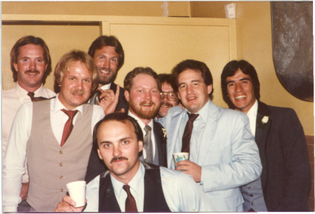 Wedding of a Purdue friend in 1982