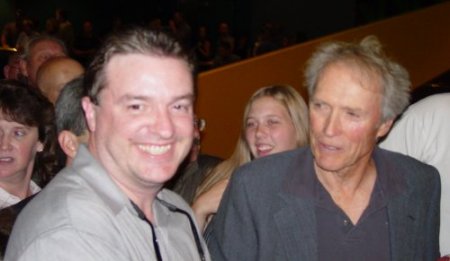 With Clint Eastwood