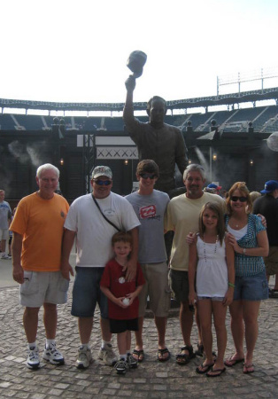 baseball game with family